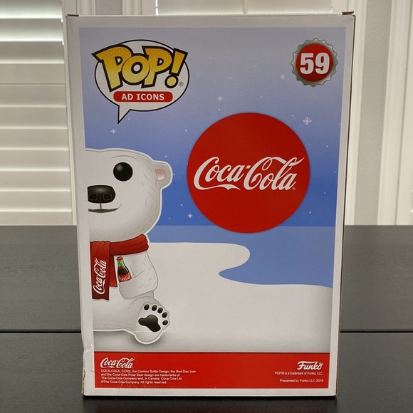 Funko Coca Cola Polar Bear Super Sized 10" POP! Vinyl Figure Limited Edition - Picture 5 of 13